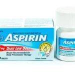 Chatham, Ontario, Canada - February 17, 2011: Box and Bottle Of 30, 81 mg Daily Low Dose Bayer Aspirin. Low dose aspirin is a commonly used preventative for heart attacks.  Aspirin is a product of Bayer AG.